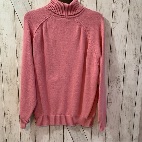Pink Turtleneck sweater Karen Scott Plus 1x - Picture 4 of 5